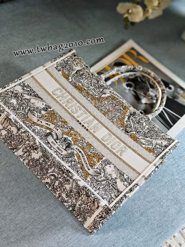 Dior专柜新款迪奥顶级原单环游世界圣诞款Book Tote手袋 djfk1178